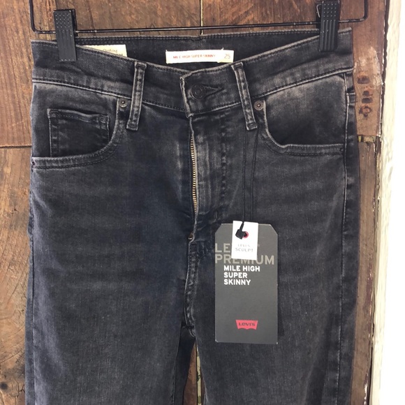 levi's sculpt mile high super skinny